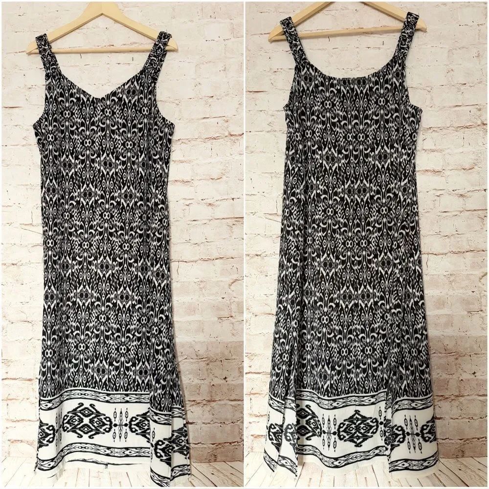 Vince Camuto tribal sleeveless dress